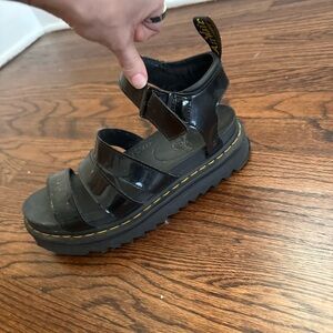 Dr. Martens Black Platform Sandals